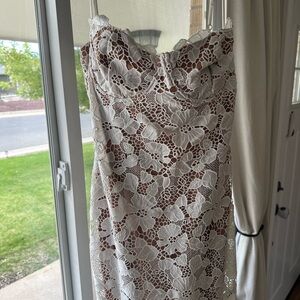 House of CB Floral Lace Gown Dress